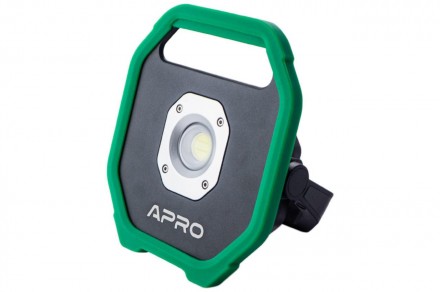 Прожектор аккумуляторный Apro 10 Вт Li-Ion (900520). Сумы. фото 1 Прожектор аккумуляторный Apro 10 Вт Li-Ion (900520). Сумы. фото 1
