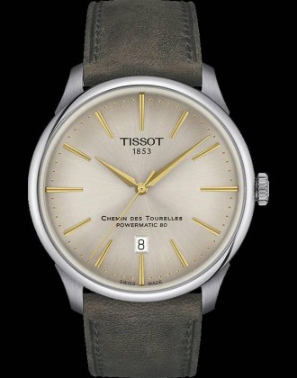 Наручний годинник Tissot Chemin Des Tourelles Powermatic 80 з коллекції T-CLASSI. . фото 3