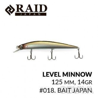 Raid Level Minnow - мінноу класичної форми, який розроблявся як один із найкращи. . фото 1