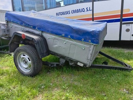 Тент на легковой прицеп КрАЗ 1,85 х 1,35 Евролайт. Барышевка. фото 1