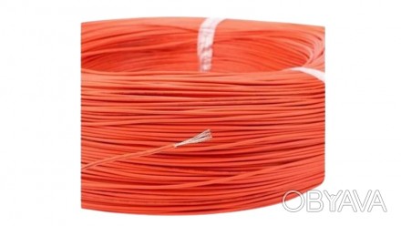  Изолированный кабель многожильный ПВХ 24AWG UL1007 красный 1м.. . фото 1