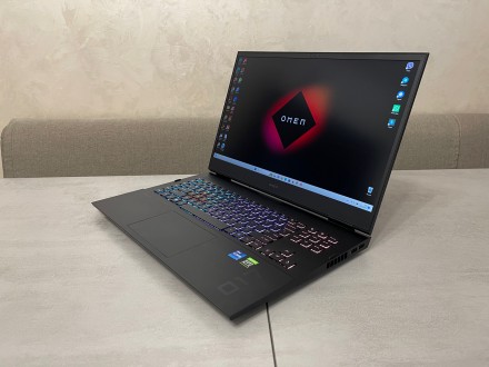 Ігровий ноутбук HP Omen 17-ck0371nr, 17,3" FHD IPS 144Hz, i7-11800H, 32GB, . . фото 3