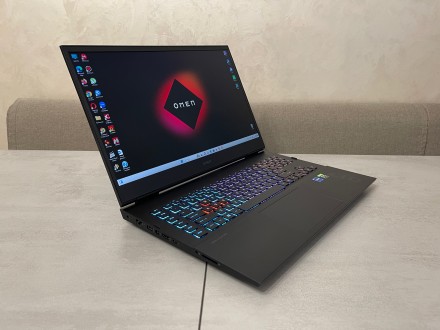 Ігровий ноутбук HP Omen 17-ck0371nr, 17,3" FHD IPS 144Hz, i7-11800H, 32GB, . . фото 4