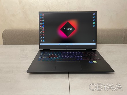 Ігровий ноутбук HP Omen 17-ck0371nr, 17,3" FHD IPS 144Hz, i7-11800H, 32GB, . . фото 1