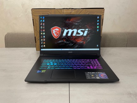 Ігровий ноутбук MSI Pulse 17 B13VGK-888US, 17,3 FHD IPS 144Hz, i7-13620H, 16GB, . . фото 2