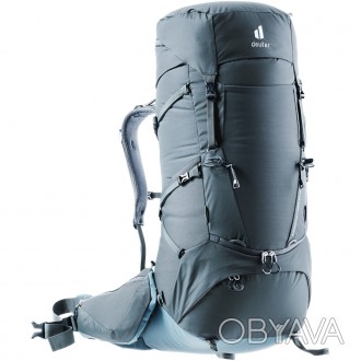 
Рюкзак Deuter Aircontact Core 60+10 – похідний рюкзак, орієнтований на мандрівн. . фото 1