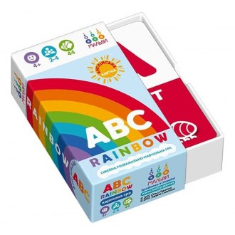 ABC rainbow — райдужний англійський алфавіт, який допоможе вашим дітям вивчити л. . фото 2