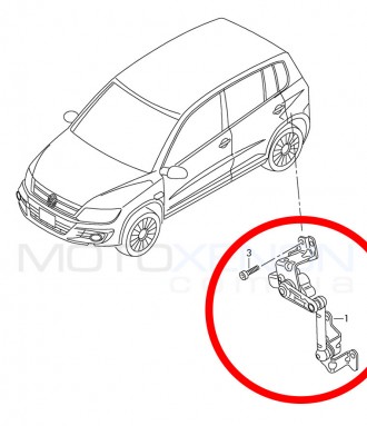  Датчик корректора фары, положения кузова в сборе VW Passat, Tiguan, Golf (датчи. . фото 7