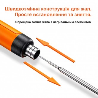 Бездротовий акумуляторний паяльник на 5 В і потужністю до 10 Вт з регульованою т. . фото 7