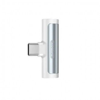 Перехідник Type-C Remax 3.5mm Jack-Type-C RL-LA03a-White білий. Київ. фото 1 Перехідник Type-C Remax 3.5mm Jack-Type-C RL-LA03a-White білий. Київ. фото 1