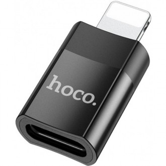 Адаптер Hoco UA17 Lightning to Type-C Black (Код товару:22567). Харків. фото 1 Адаптер Hoco UA17 Lightning to Type-C Black (Код товару:22567). Харків. фото 1