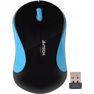 Мишка A4Tech G3-270N V-Track USB Black/Blue - це стильний і надійний пристрій, с. . фото 2