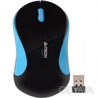 Мишка A4Tech G3-270N V-Track USB Black/Blue - це стильний і надійний пристрій, с. . фото 1