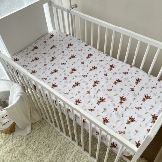 Простынь на резинке Baby Comfort 120*60 см бязь Олененок. Одесса. фото 1 Простынь на резинке Baby Comfort 120*60 см бязь Олененок. Одесса. фото 1