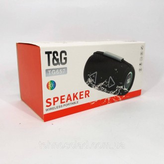  Bluetooth-колонка TG657 з RGB підсвічуванням 1500 mAh. OE-963 Колір: камуфляжФу. . фото 2