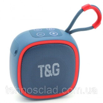  Портативна Bluetooth-колонка TG659 із ремінцем. GI-918 Колір: синійФункції
Підт. . фото 7