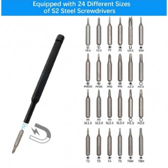 Набор прецизионных отверток 25 шт.
Магнитная отвертка
1. Бамбуковый нескользящ. . фото 4
