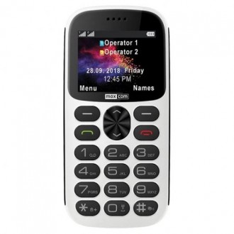 Телефон кнопковий Maxcom MM471 з док станцією білий. Київ. фото 1 Телефон кнопковий Maxcom MM471 з док станцією білий. Київ. фото 1