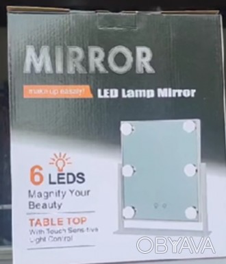 Зеркало с LED подсветкой прямоугольное mirror 223-56 // [11] (24 шт/ящ). . фото 1