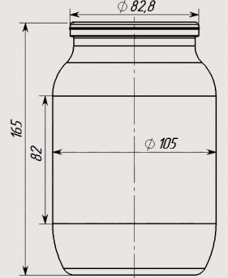 Банка стеклянная 1 литр для консервации под обычную закаточную крышку
упакованна. . фото 3