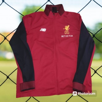 Футбольная кофта New Balance FC Liverpool season 2017/18, размер-XL, длина-70см,. . фото 2