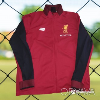 Футбольная кофта New Balance FC Liverpool season 2017/18, размер-XL, длина-70см,. . фото 1