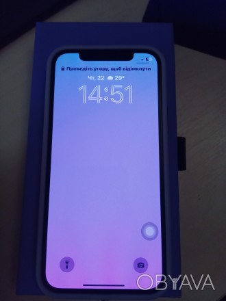 Смартфон iPhone 12 128GB (Purple) в ідеальному стані. Захисне скло.
В подарунок. . фото 1