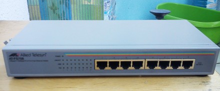 Некерований комутатор (світч) Fast Ethernet 10/100BASE-TX «Allied Telesyn . . фото 2