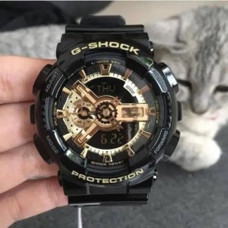 
 
 Чоловічий спортивний годинник Casio G-Shock GA-110 Black-Gold (люкс-копія)
С. . фото 2