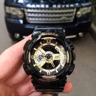 
 
 Чоловічий спортивний годинник Casio G-Shock GA-110 Black-Gold (люкс-копія)
С. . фото 5