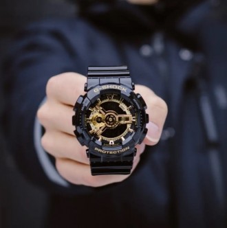 
 
 Чоловічий спортивний годинник Casio G-Shock GA-110 Black-Gold (люкс-копія)
С. . фото 9