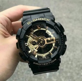 
 
 Чоловічий спортивний годинник Casio G-Shock GA-110 Black-Gold (люкс-копія)
С. . фото 6