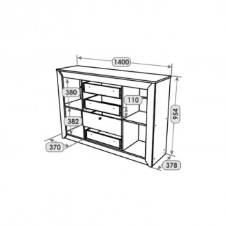 Комод в спальню Эверест Нордик-1400 
Основные характеристики:
Ширина - 140 см 
Г. . фото 8