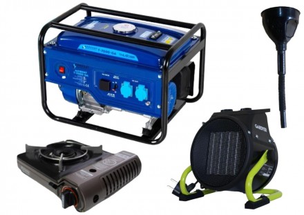 Бензиновый генератор THUNDER T-7000-GA + газовая плитка Orcamp CK-505 + электрич. Харків. фото 1 Бензиновый генератор THUNDER T-7000-GA + газовая плитка Orcamp CK-505 + электрич. Харків. фото 1