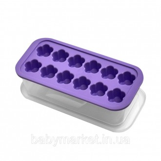 Форма для льоду з контейнером 27*12*7.5 Stenson R92456 (violet). Киев. фото 1 Форма для льоду з контейнером 27*12*7.5 Stenson R92456 (violet). Киев. фото 1