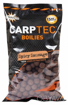 Новий смак в асортименті бойлів серії Carp Tec - гостра ковбаска Spicy Sausage. . . фото 1