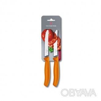 
Опис Victorinox SwissClassic Tomato&Sausage (6.7836.L119B):
 Дивовижний ніж для. . фото 1