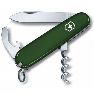 Ніж Victorinox Waiter 84мм/9функ/зел
 Victorinox WAITER (зелений) – середній киш. . фото 4