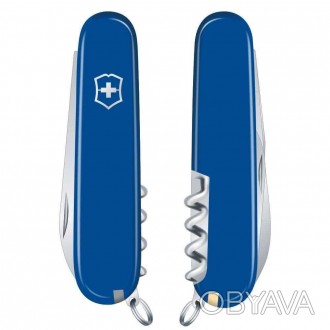 Ніж Victorinox Waiter 84мм/9функ/син
 Victorinox WAITER (синій) – середній кишен. . фото 1