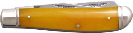 Опис Ніж Cold Steel Mini Trapper Yellow Bone (FL-MTRPR-Y)
Складаний ніж Cold Ste. . фото 3