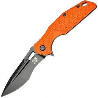 
Опис ножа Skif Defender II Black Stonewash orange 423SEBOR:
Ніж SKIF Defender I. . фото 2