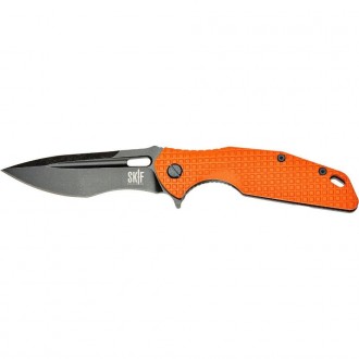 
Опис ножа Skif Defender II Black Stonewash orange 423SEBOR:
Ніж SKIF Defender I. . фото 4