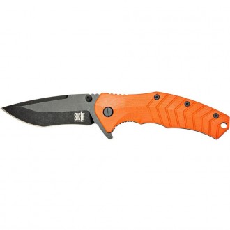 
Опис ножа Skif Griffin II Black Stonewash orange 422SEBOR:
Ніж SKIF Griffin II . . фото 4