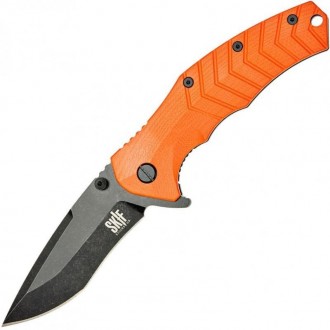 
Опис ножа Skif Griffin II Black Stonewash orange 422SEBOR:
Ніж SKIF Griffin II . . фото 2