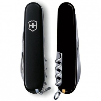 Ніж Victorinox Camper 91мм/13функ/чорний
 Victorinox CAMPER (чорний) – швейцарсь. . фото 2