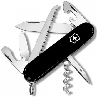 Ніж Victorinox Camper 91мм/13функ/чорний
 Victorinox CAMPER (чорний) – швейцарсь. . фото 5