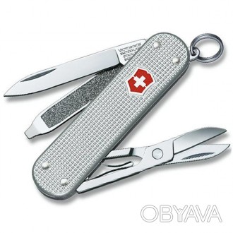 
Опис ножі Victorinox Barleycorn сріблястий 0.6221.26:
 Victorinox Classic Alox . . фото 1