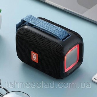  Портативна Bluetooth колонка TG339 5W з RGB підсвічуванням. UE-610 Колір: чорни. . фото 9