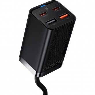 Мережевий зарядний пристрій Baseus GaN3 Pro Desktop Fast Charger
Мережний адапте. . фото 3