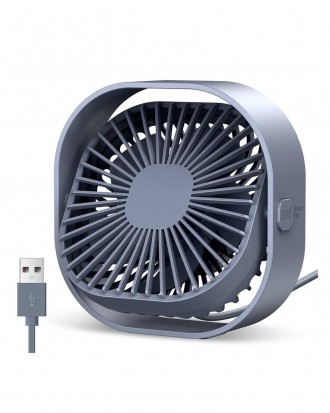 Портативний міні-вентилятор Topk K50 USB charging 360° rotating Gray. Запоріжжя. фото 1 Портативний міні-вентилятор Topk K50 USB charging 360° rotating Gray. Запоріжжя. фото 1